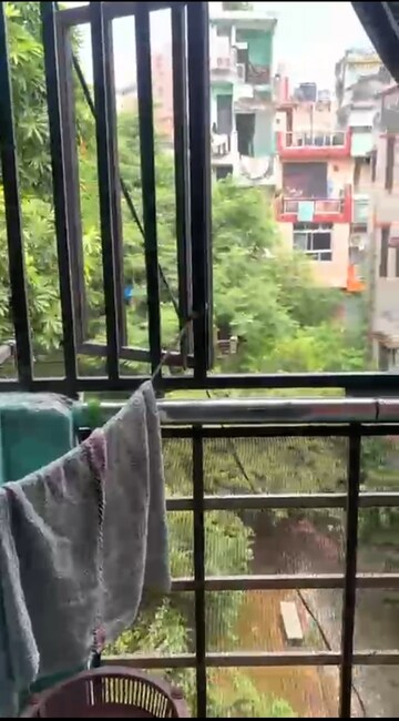 Balcony in 1 BHK Builder Floor at Vaishali Sector 3 – for Rent