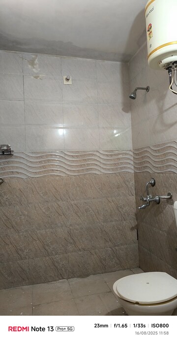 Bathroom in 2 BHK Builder Floor at Huda CGHS, Sector 56 – for Rent