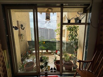 Balcony in 3 BHK Apartment at Nahar Camellia Apartment, Chandivali – for Rent