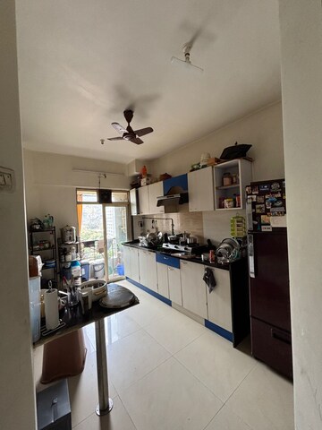 Kitchen in 3 BHK Apartment at Nahar Camellia Apartment, Chandivali – for Rent