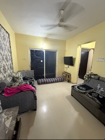 Living Room in 1 BHK Apartment at Navratna Exotica, Hadapsar – for Rent