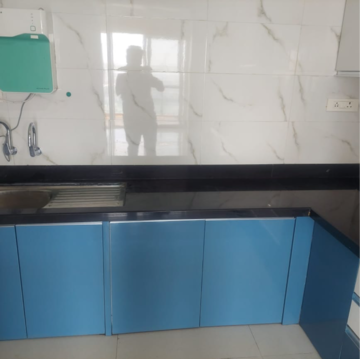 Kitchen in 2 BHK Apartment at Skyscraper, Mumbai Bangalore Highway – for Rent