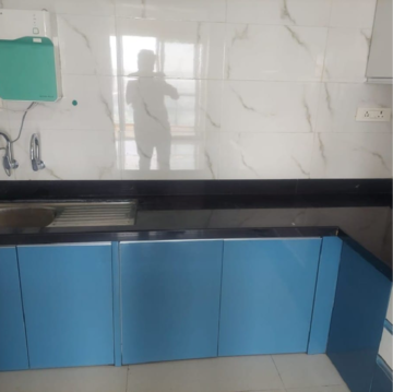 Kitchen in 2 BHK Apartment at Skyscraper, Mumbai Bangalore Highway – for Rent