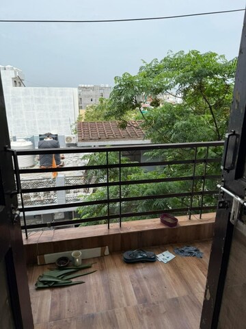 Balcony in 1.5 BHK Builder Floor at Sector 8 Dwarka – for Rent