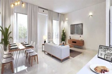 Living Room in 1 BHK Apartment at Godrej Evergreen Square, Hinjewadi Phase 3 – for Sale