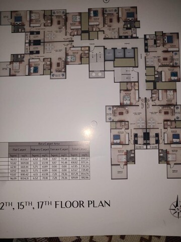 Master Plan in 3 BHK Apartment at Supreme Estia Phase 1, Baner – for Sale