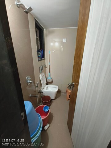 Bathroom in 1 BHK Apartment at Kalyan West – for Sale