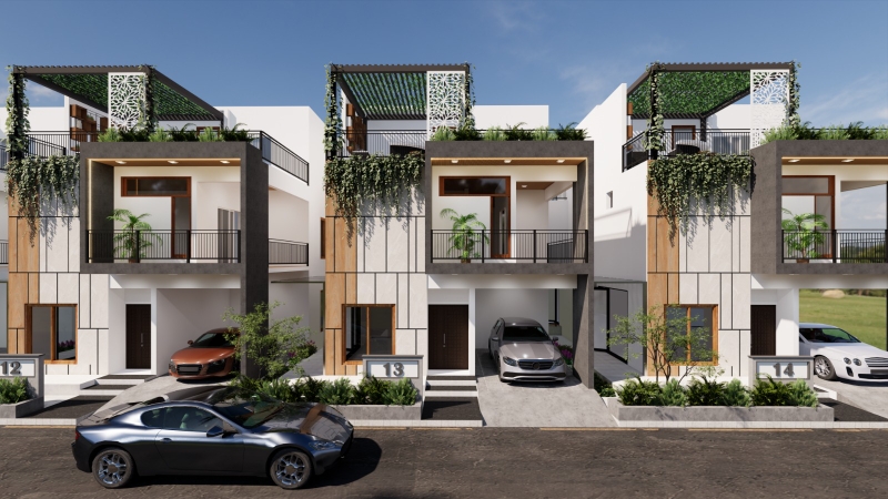 4 BHK + Pooja Room,Servant Room Villa For Sale in Legacy Villa Sarjapur Bal
