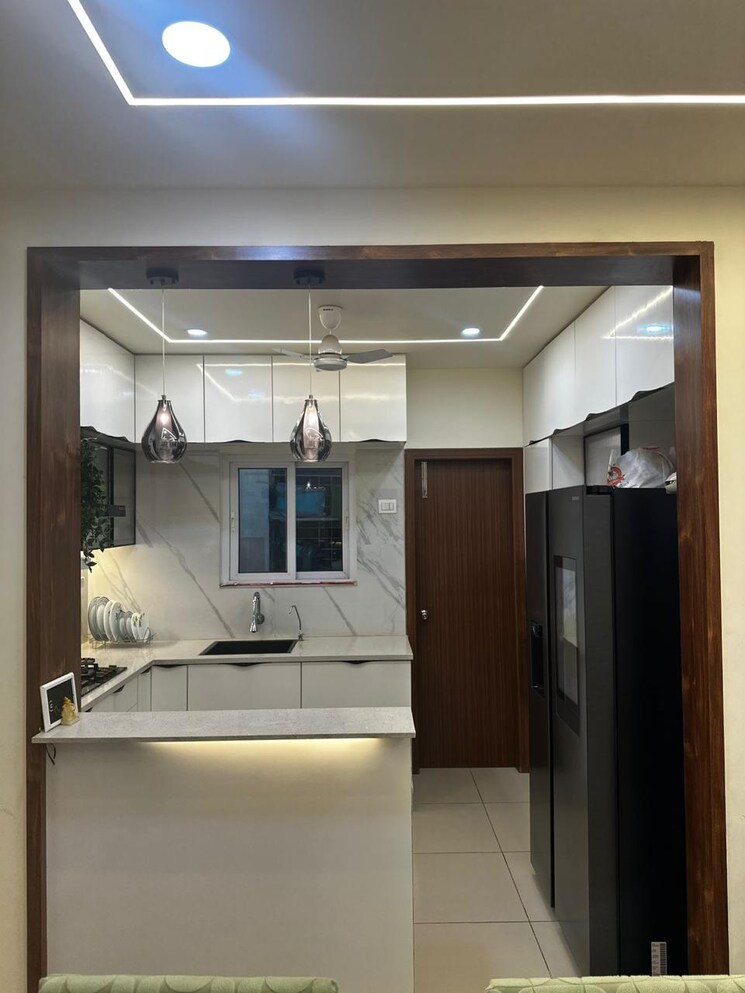 Kitchen, narsingi 3 Bedroom 1700 Sq.Ft. Apartment In Narsingi Hyderabad 9075489