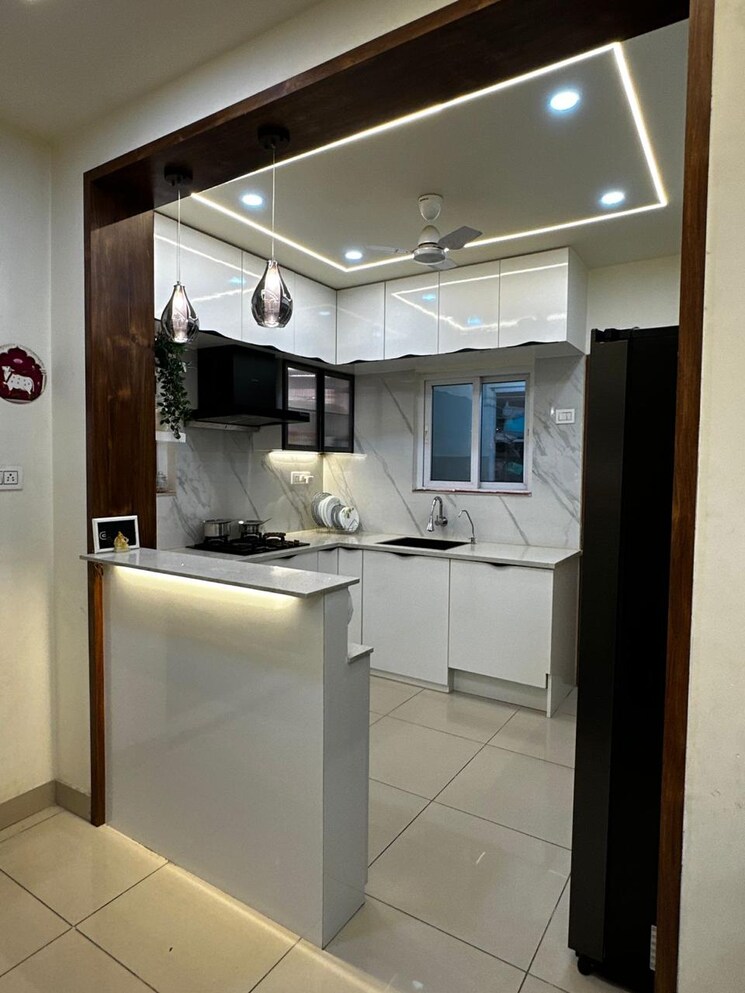 Kitchen, narsingi 3 Bedroom 1700 Sq.Ft. Apartment In Narsingi Hyderabad 9075489