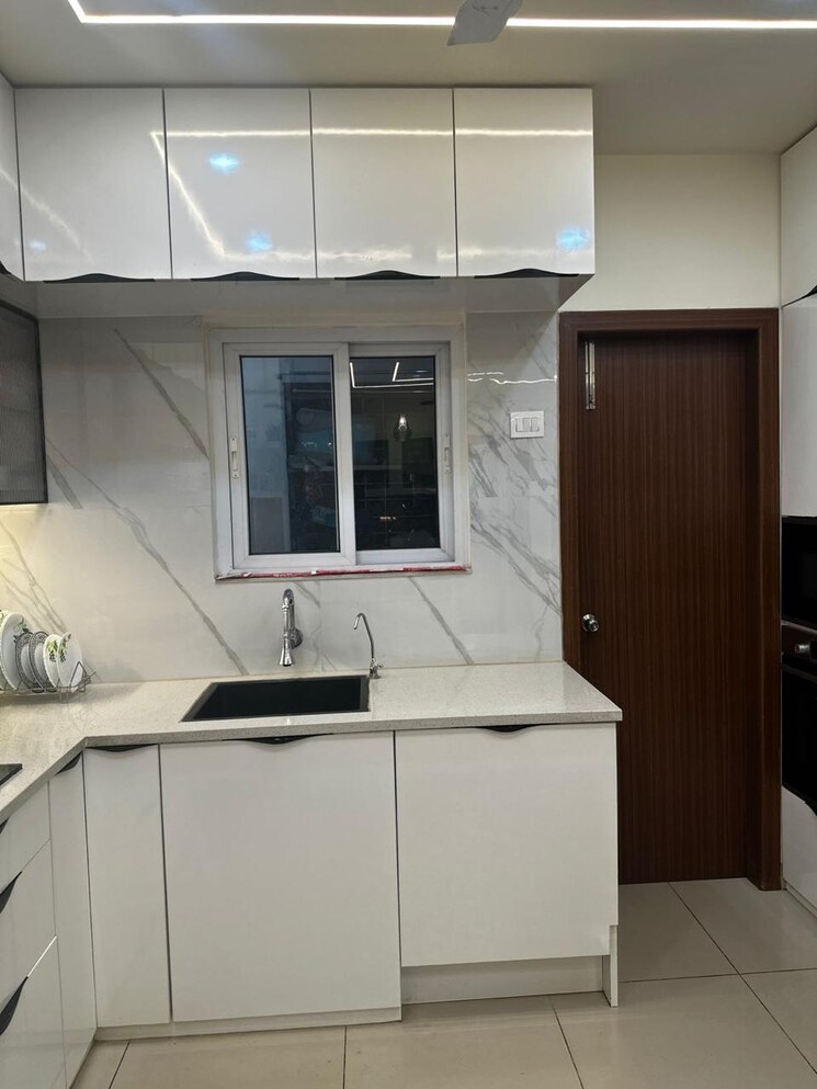 Kitchen, narsingi 3 Bedroom 1700 Sq.Ft. Apartment In Narsingi Hyderabad 9075489
