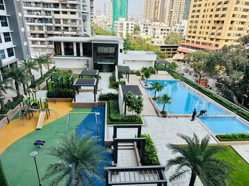 Balcony in 3 BHK Apartment at Raj Infinia, Malad West – for Rent
