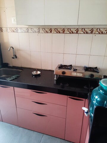 Kitchen in 1 BHK Apartment at Lok Upvan I, Manpada – for Rent