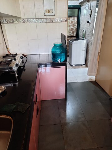 Kitchen in 1 BHK Apartment at Lok Upvan I, Manpada – for Rent