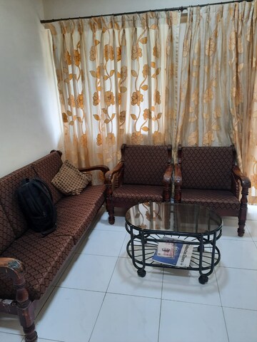 Living Room in 1 BHK Apartment at Lok Upvan I, Manpada – for Rent
