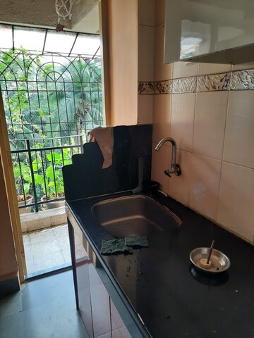 Kitchen in 1 BHK Apartment at Lok Upvan I, Manpada – for Rent