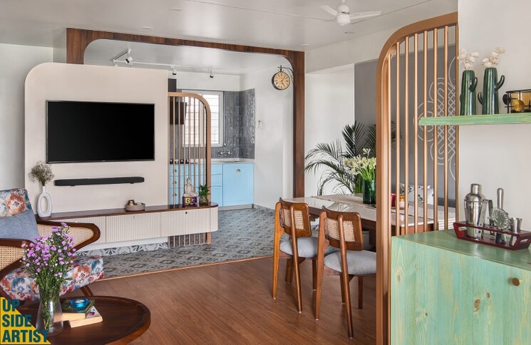 Living Room, comfort-zone 3 Bedroom 1200 Sq.Ft. Apartment In Balewadi Pune 9075584