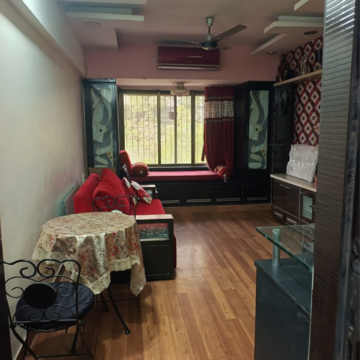 Living Room in 1 BHK Apartment at Comet Apartment, Bhakti Park – for Rent