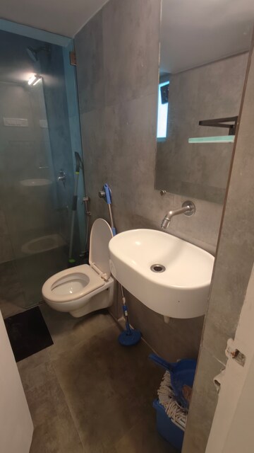 Bathroom in 2 BHK Apartment at Ashirwad Tower, Andheri West – for Rent