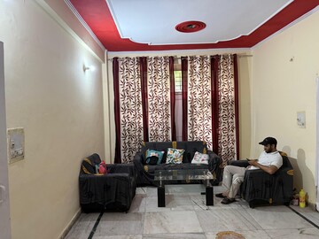 Living Room in 2 BHK Independent House at Omicron Ii Greater Noida – for Rent