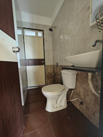 Bathroom in 3 BHK Apartment at Nilkamal CHS Nerul, Nerul – for Rent