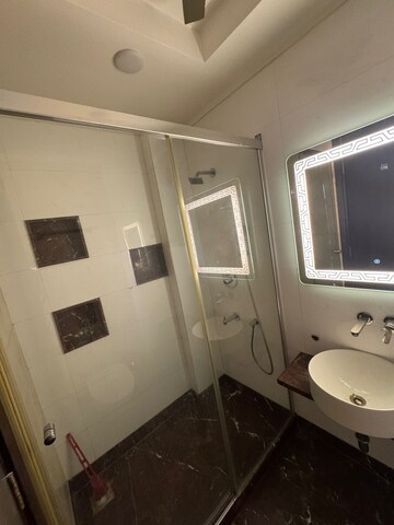 Bathroom in 4 BHK Builder Floor at Janakpuri – for Rent