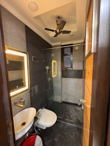Bathroom in 4 BHK Builder Floor at Janakpuri – for Rent