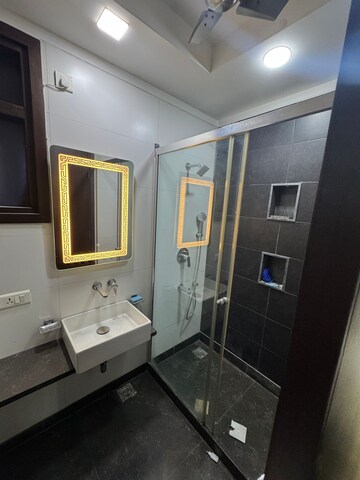 Bathroom in 4 BHK Builder Floor at Janakpuri – for Rent