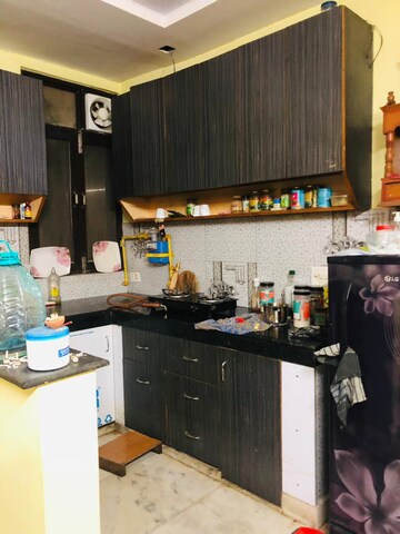 Kitchen in 1 RK Builder Floor at Neb Sarai – for Rent