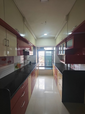 Kitchen in 3 BHK Apartment at Meridian Apartment, Nerul Sector 6 – for Rent