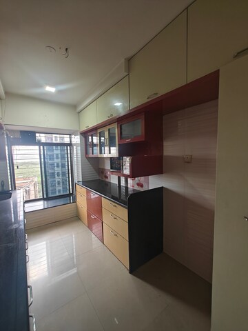 Kitchen in 3 BHK Apartment at Meridian Apartment, Nerul Sector 6 – for Rent