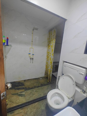 Bathroom in 3 BHK Apartment at Meridian Apartment, Nerul Sector 6 – for Rent