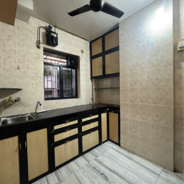 Kitchen in 1 BHK Apartment at Milan Park CHS, Ramchandra Nagar – for Rent