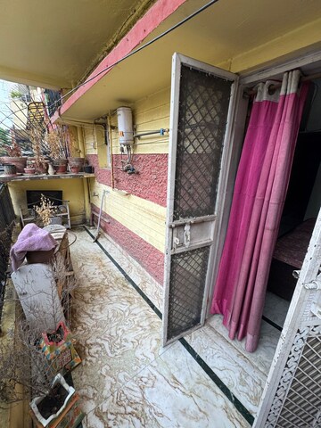 Balcony in 2 BHK Builder Floor at Janakpuri – for Rent