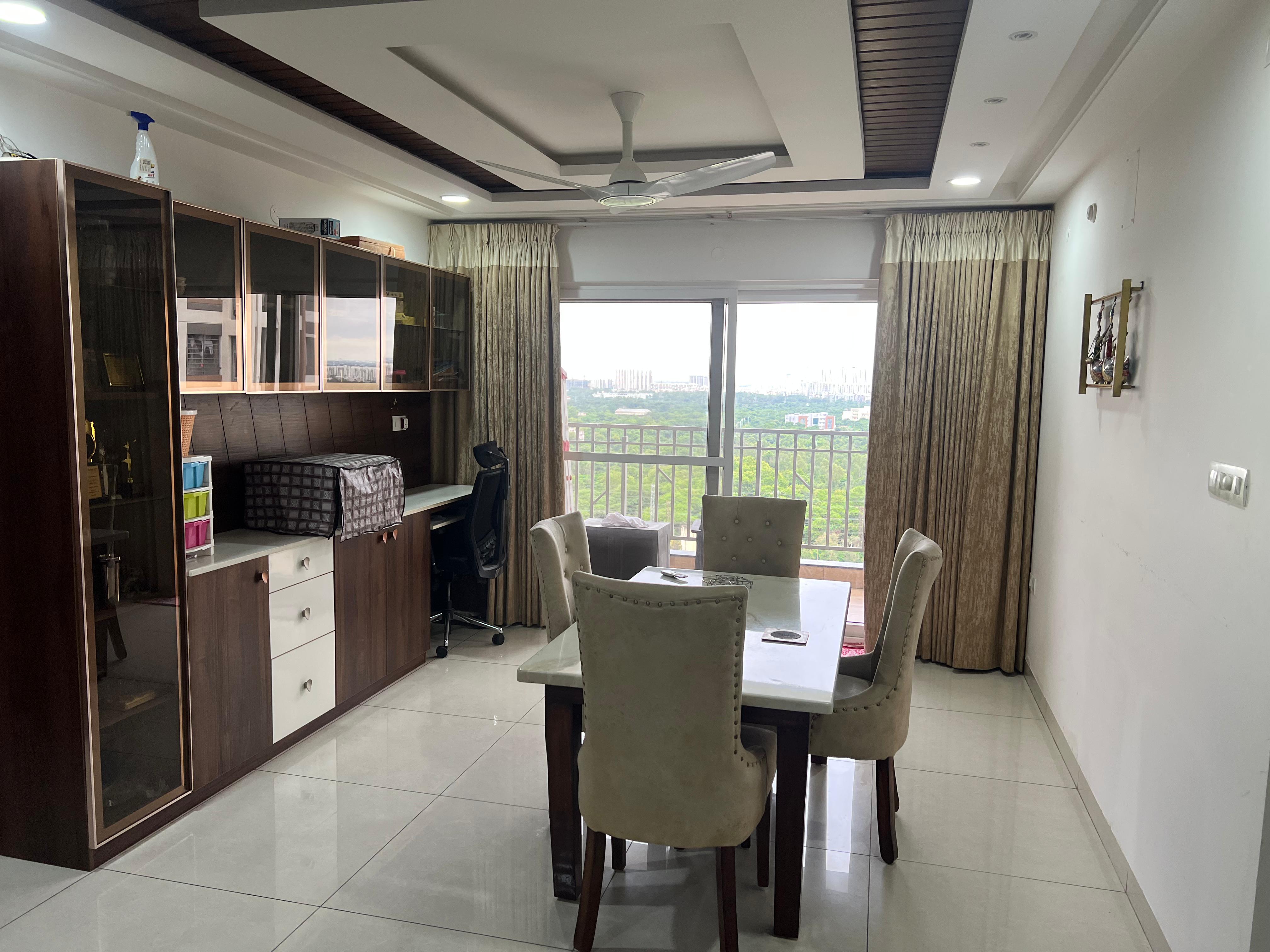 3 BHK + Pooja Room Apartment For Rent in Aparna Serene Park