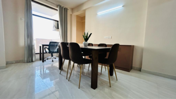 Living Room in 4 BHK Apartment at The 4 Aces CHS, Sector 27 – for Rent