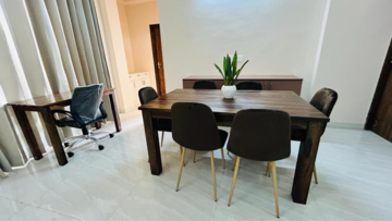Living Room in 4 BHK Apartment at The 4 Aces CHS, Sector 27 – for Rent