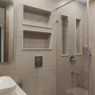 Bathroom in 3 BHK Builder Floor at Shivalik Colony – for Sale