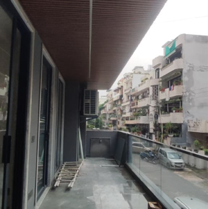 Balcony in 3 BHK Builder Floor at Shivalik Colony – for Sale