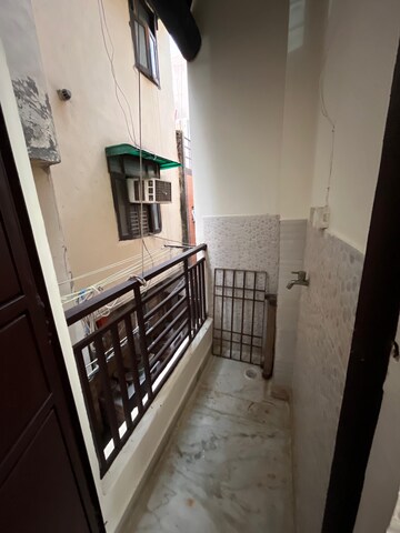 Balcony in 1 BHK Builder Floor at Janakpuri – for Rent