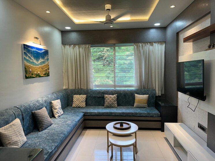 Living Room, highpoint-itrend-homes-phase-2 2.5 Bedroom 760 Sq.Ft. Builder Floor In Hinjewadi Pune 9076167