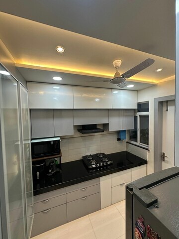 Kitchen in 2.5 BHK Builder Floor at Highpoint ITrend Homes Phase 2, Hinjewadi – for Rent