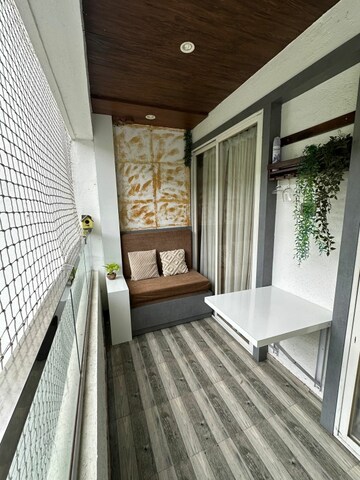 Balcony in 2.5 BHK Builder Floor at Highpoint ITrend Homes Phase 2, Hinjewadi – for Rent