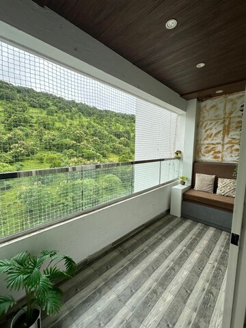 Balcony in 2.5 BHK Builder Floor at Highpoint ITrend Homes Phase 2, Hinjewadi – for Rent