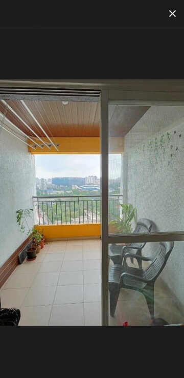 Balcony in 2 BHK Apartment at Equilife Homes Phase II, Mahalunge Ingale – for Rent