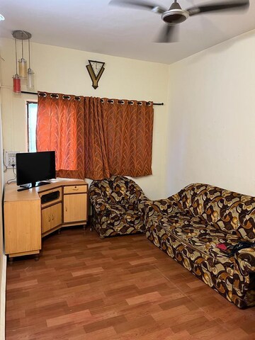 Living Room in 1 BHK Apartment at Zenith Complex, Viman Nagar – for Rent