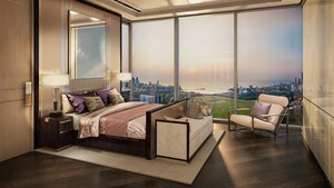Bedroom in 3 BHK Apartment at Piramal Aranya Arav, Byculla – for Sale