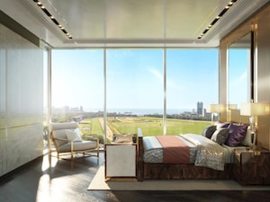 Bedroom in 3 BHK Apartment at Piramal Aranya Arav, Byculla – for Sale