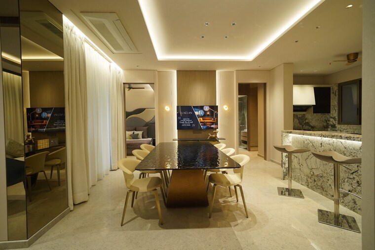 Living Room, adani-ten-bkc 3 Bedroom 985 Sq.Ft. Apartment In Bandra East Mumbai 9076242