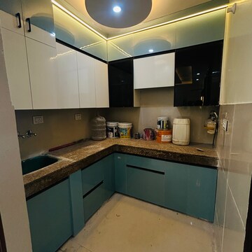 Kitchen in 3 BHK Builder Floor at Uttam Nagar – for Sale